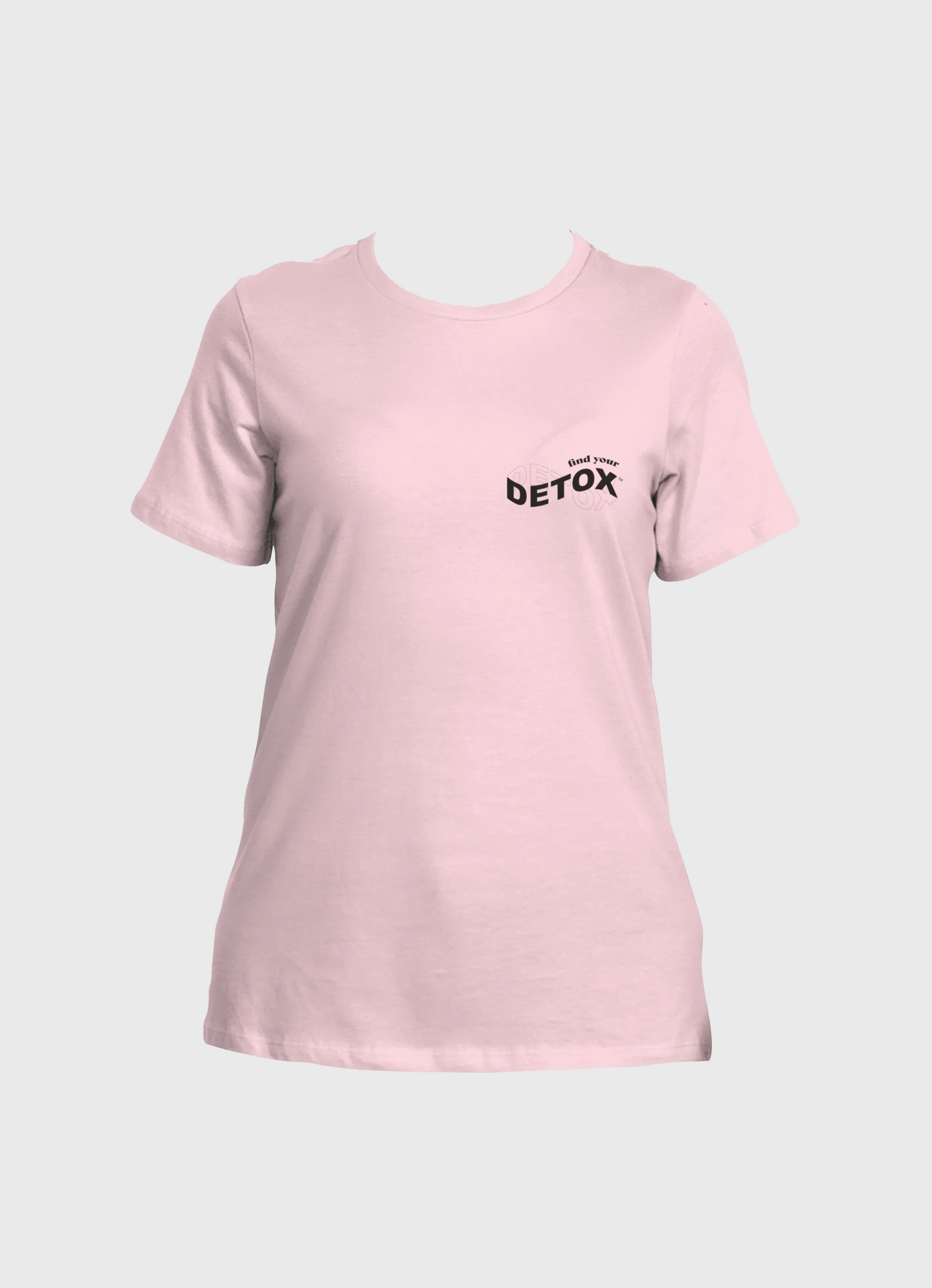 Unisex Pink T-shirt featuring the phrase Find Your Detox