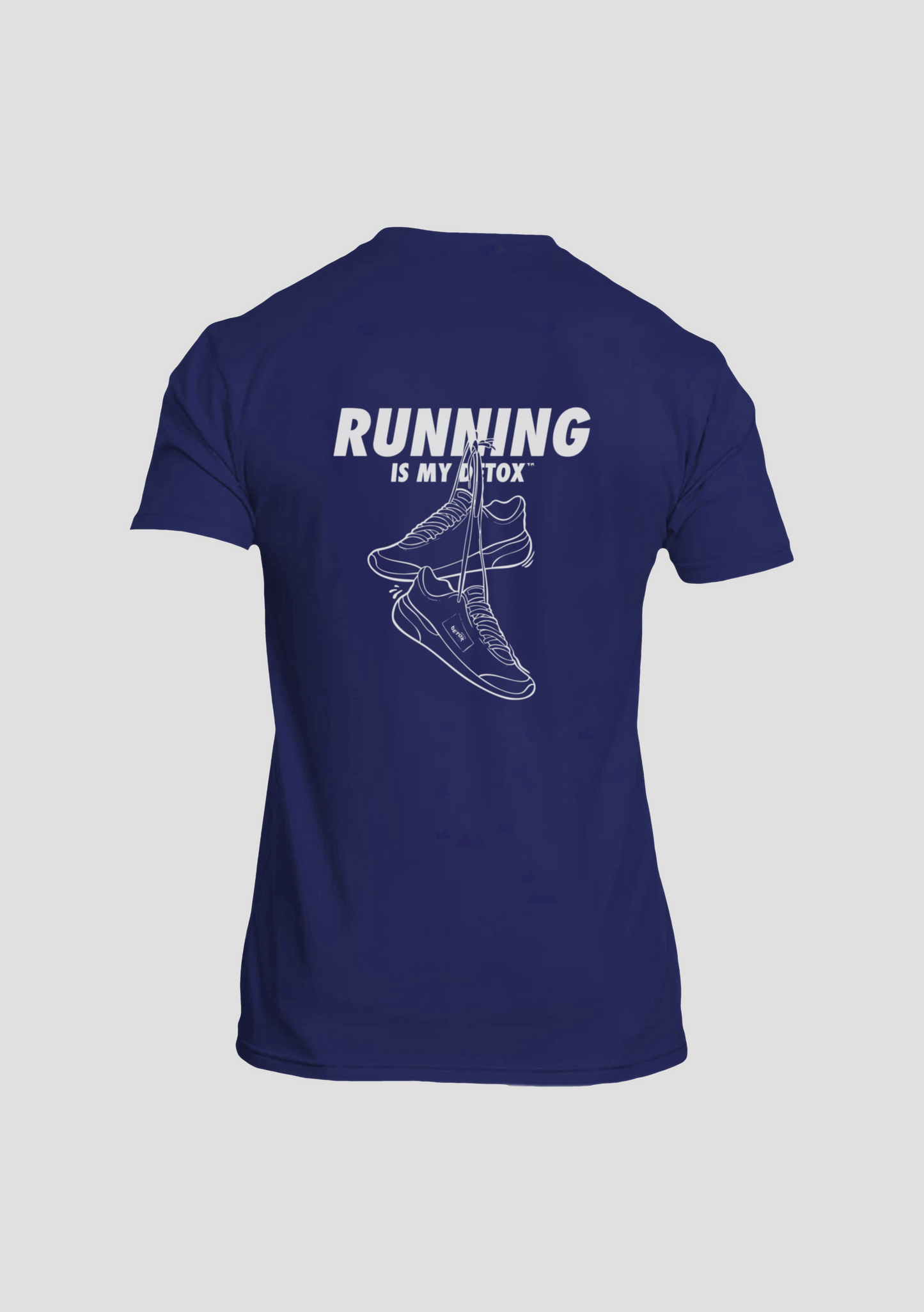 Unisex Storm T-shirt featuring the phrase Running Is My Detox