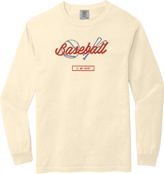 Baseball is My Detox (blue/red)