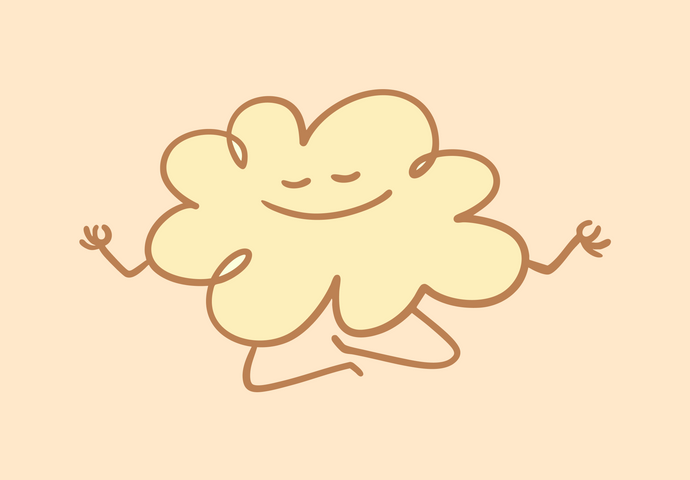 Biking is my detox physical emotional benefits illustration