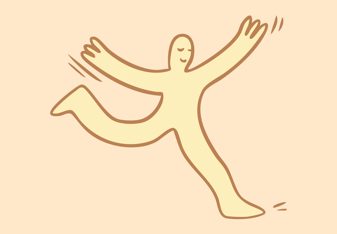 Biking is my detox physical health benefits illustration