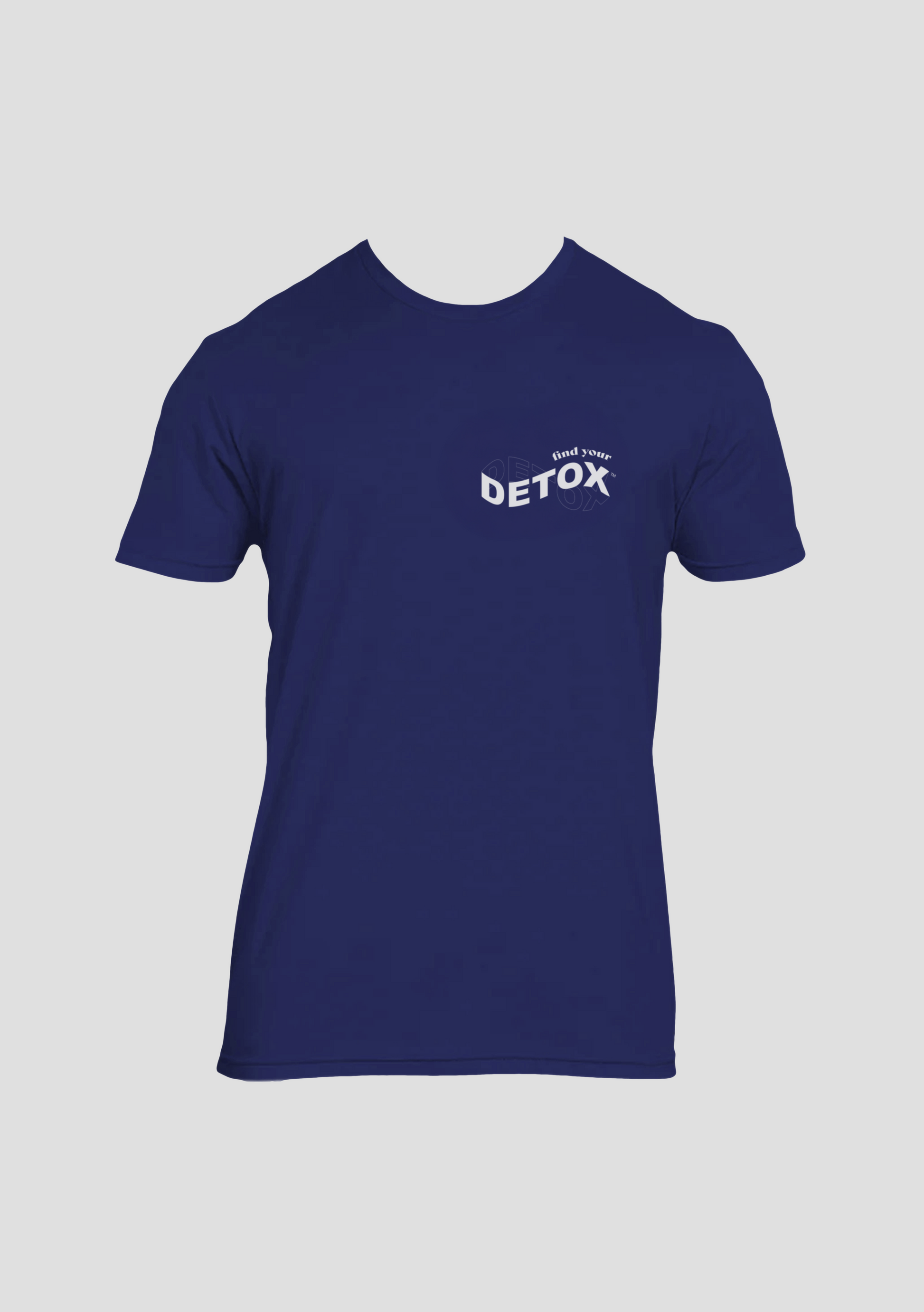 Unisex Storm T-shirt featuring the phrase Find Your Detox