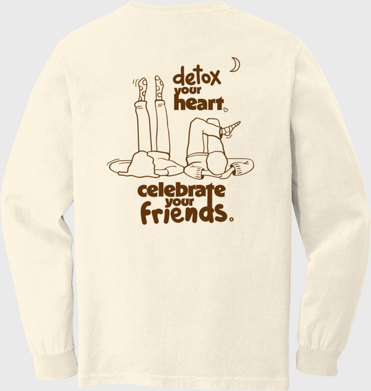 Long Sleeve Friendship Is My Detox Shirt – Cozy Comfort for Meaningful Connections
