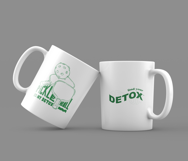 Pickleball Is My Detox Mugs