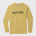 Nature Is My Detox Long Sleeve Mustard
