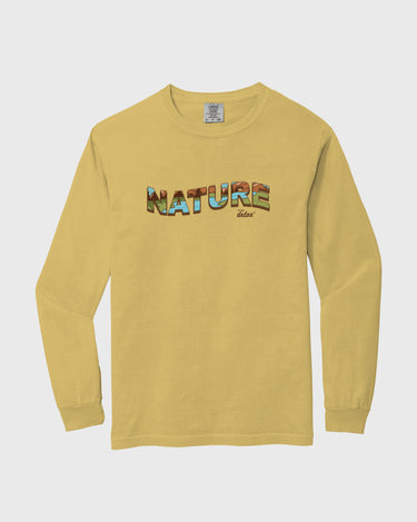 Nature Is My Detox Long Sleeve Mustard
