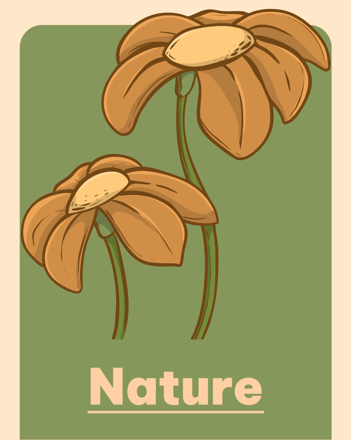 Nature is my detox Category Detox illustration store