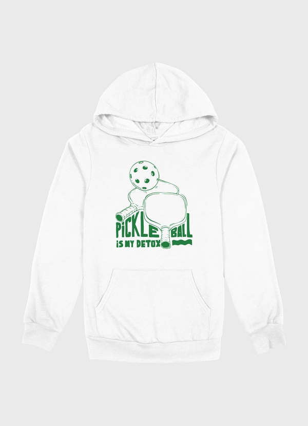 Pickleball White Hoodie