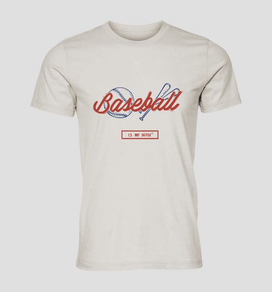 Baseball is My Detox (blue/red)