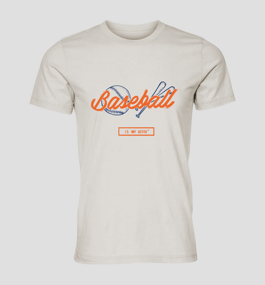 Baseball is My Detox (blue/orange)